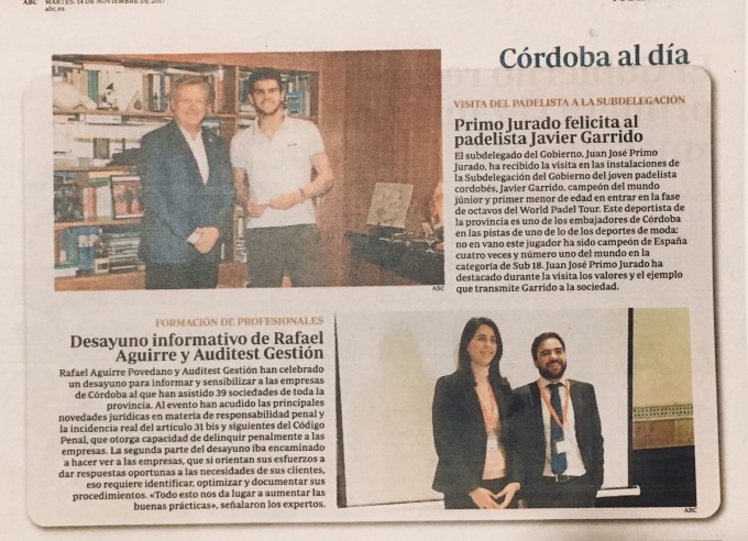 Desayuno informativo de Rafael Aguirre y Auditest Gestion