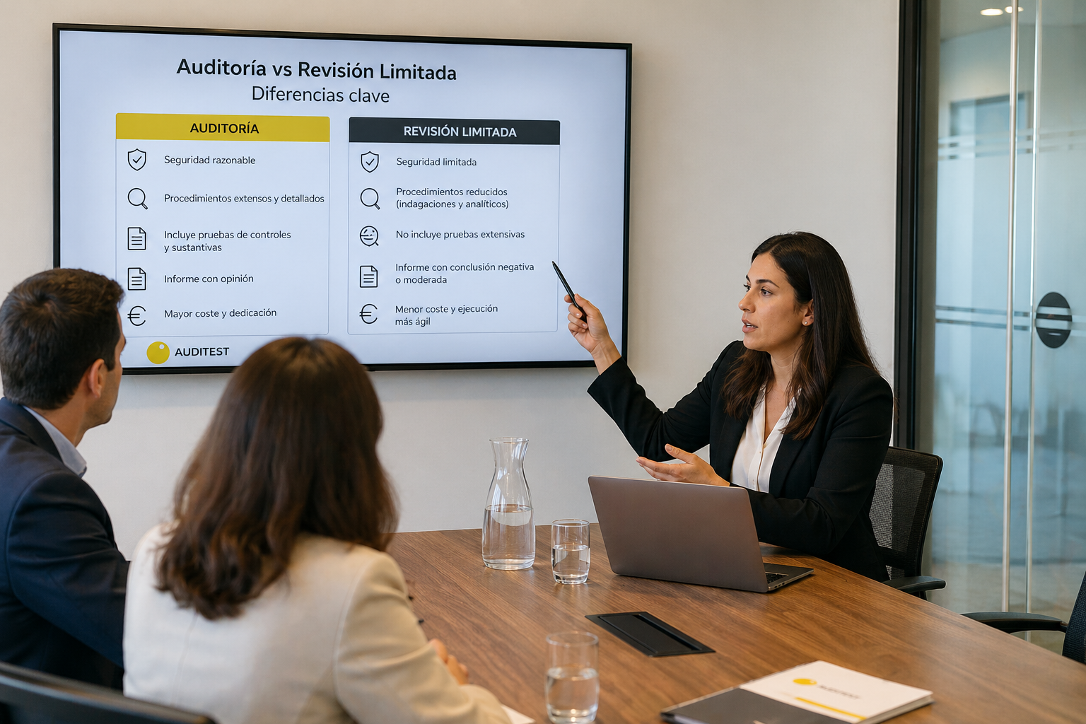 Diferencias entre auditoría y revisión limitada